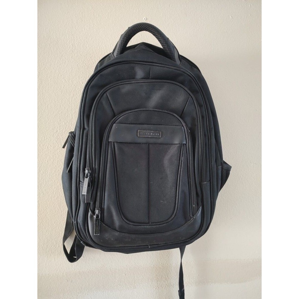 Men's Perry Ellis M 140 Black Laptop Tablet Travel Backpack